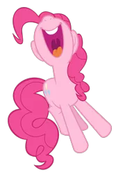 Size: 1000x1500 | Tagged: safe, artist:originalcanadian, derpibooru import, pinkie pie, the last roundup, image, nose in the air, open mouth, png, simple background, solo, transparent background, uvula, vector, volumetric mouth