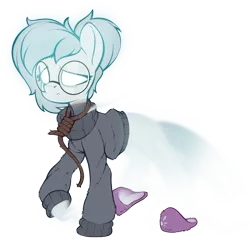Size: 950x921 | Tagged: safe, artist:rexyseven, derpibooru import, oc, oc:whispy slippers, unofficial characters only, ghost, ghost pony, pony, undead, clothes, female, glasses, hanged, image, mare, noose, png, simple background, slippers, solo, sweater, transparent background