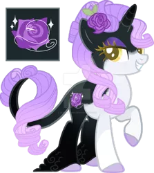 Size: 1280x1434 | Tagged: safe, artist:berry-siren, derpibooru import, rarity, pony, alternate design, deviantart watermark, female, image, obtrusive watermark, png, simple background, solo, transparent background, watermark