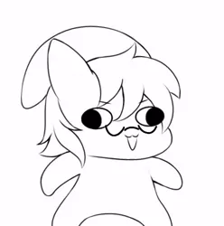 Size: 487x491 | Tagged: safe, alternate version, artist:aleuoliver, derpibooru import, oc, unofficial characters only, earth pony, pony, bipedal, christmas, derp, earth pony oc, glasses, hat, holiday, image, jpeg, lineart, meme, monochrome, open mouth, santa hat, simple background, smiling, solo, sonic the hedgehog (series), ugandan knuckles, white background
