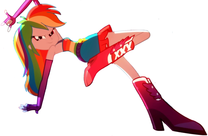 Size: 1958x1285 | Tagged: safe, color edit, derpibooru import, edit, edited screencap, screencap, rainbow dash, eqg summertime shorts, equestria girls, raise this roof, armpits, background removed, beautiful, beautisexy, boots, breakdancing, breasts, clothes, colored, cutie mark, cutie mark on clothes, dancing, devil horn (gesture), dress, faic, fall formal outfits, female, fingerless gloves, gloves, image, light skin edit, looking at you, multicolored hair, png, rainbow dash is best facemaker, rainbow hair, sexy, shoes, simple background, skin color edit, sleeveless, smiling, smiling at you, smirk, smug, smugdash, solo, source in the description, transparent background