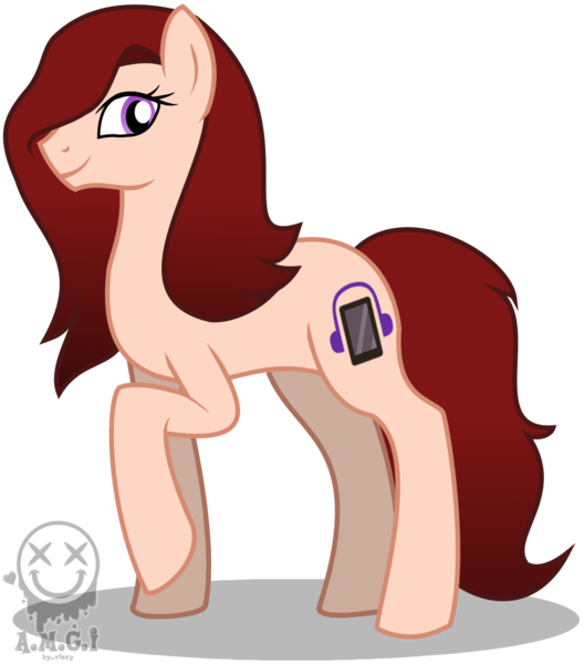 Size: 990x1125 | Tagged: safe, alternate version, artist:amgiwolf, derpibooru import, oc, unofficial characters only, earth pony, pony, 2016, earth pony oc, eyelashes, female, image, mare, png, raised hoof, signature, simple background, smiling, solo, transparent background