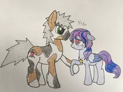 Size: 724x543 | Tagged: safe, artist:carty, derpibooru import, oc, oc:astro stella, oc:carty, unofficial characters only, earth pony, pegasus, image, jpeg