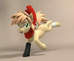 Size: 3000x2500 | Tagged: safe, artist:argos90, derpibooru import, oc, oc:himmel, unofficial characters only, earth pony, pony, 3d, clothes, colt, commission, image, jpeg, male, scarf