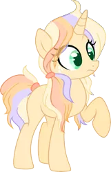 Size: 1657x2575 | Tagged: safe, artist:crystalponyart7669, derpibooru import, oc, oc:lila love, pony, unicorn, female, image, mare, png, raised hoof, simple background, solo, transparent background