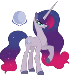 Size: 1669x1785 | Tagged: safe, artist:starshinesentry07, derpibooru import, oc, alicorn, pony, unicorn, alicorn oc, base used, female, horn, image, magical lesbian spawn, mare, offspring, parent:princess amore, parent:princess luna, png, simple background, solo, transparent background, wings