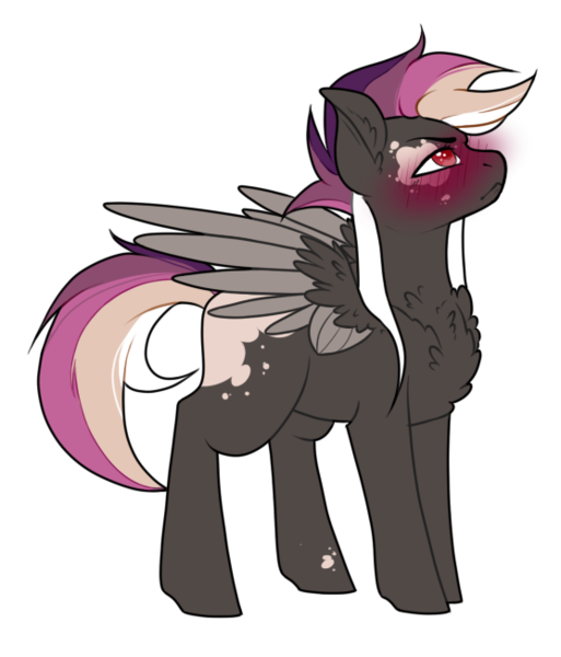 Size: 557x652 | Tagged: safe, artist:cyrinthia, derpibooru import, oc, unofficial characters only, pegasus, pony, female, image, mare, png, simple background, solo, transparent background, two toned wings, wings