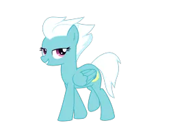 Size: 1920x1380 | Tagged: safe, artist:bnau, derpibooru import, fleetfoot, pegasus, pony, .svg available, derpibooru exclusive, female, image, lidded eyes, looking at you, png, simple background, smiling, solo, standing, transparent background, vector, wings