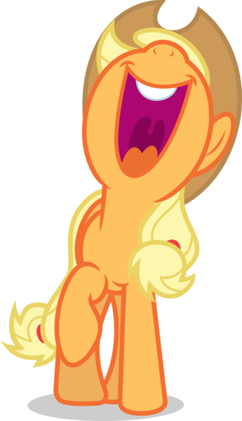 Size: 1858x3227 | Tagged: safe, artist:luckreza8, derpibooru import, applejack, earth pony, pony, crusaders of the lost mark, .svg available, image, nose in the air, open mouth, png, raised hoof, simple background, singing, solo, transparent background, uvula, vector, volumetric mouth, we'll make our mark