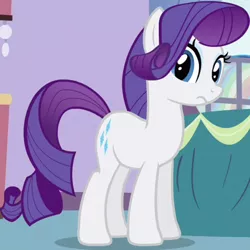 Size: 402x402 | Tagged: safe, derpibooru import, screencap, rarity, earth pony, pony, spike at your service, animation error, cropped, female, hornless unicorn, image, mare, missing horn, no horn, png