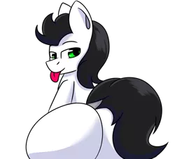 Size: 2048x1853 | Tagged: suggestive, artist:askhypnoswirl, derpibooru import, oc, oc:skysprinter, unofficial characters only, pegasus, pony, butt, cute, dock, image, looking back, male, plot, png, simple background, solo, stallion, tongue out, transparent background