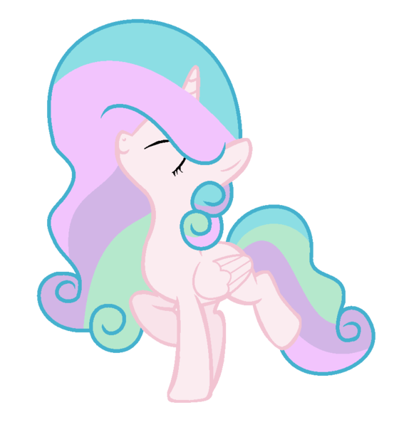 Size: 844x916 | Tagged: safe, artist:starshinesentry07, derpibooru import, oc, alicorn, pony, alicorn oc, base used, eyes closed, female, horn, image, magical lesbian spawn, mare, offspring, parent:princess amore, parent:princess celestia, png, simple background, solo, transparent background, wings