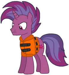 Size: 1001x1080 | Tagged: safe, artist:徐詩珮, derpibooru import, oc, oc:transparent (tempest's father), series:sprglitemplight diary, series:sprglitemplight life jacket days, series:springshadowdrops diary, series:springshadowdrops life jacket days, alternate universe, angry, clothes, image, lifejacket, male, png, simple background, transparent background, unamused
