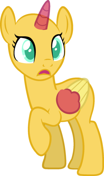 Size: 977x1652 | Tagged: safe, artist:pegasski, derpibooru import, oc, unofficial characters only, alicorn, pony, alicorn oc, bald, base, d:, eyelashes, grin, horn, image, magic mirror, open mouth, png, raised hoof, simple background, smiling, solo, transparent background, two toned wings, wings