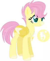 Size: 366x450 | Tagged: safe, artist:farkaska21, derpibooru import, fluttershy, pegasus, pony, alternate cutie mark, alternate universe, freckles, image, jewelry, necklace, png, simple background, solo, white background