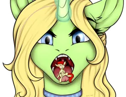 Size: 700x538 | Tagged: suggestive, derpibooru import, oc, oc:yamato, unnamed oc, commission, esophagus, gullet, image, imminent vore, inside mouth, mawshot, micro, open mouth, oral invitation, png, salivating, slimy, taste buds, uvula, vore, ych result