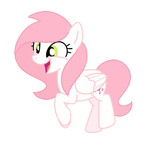 Size: 700x700 | Tagged: safe, artist:sugar morning, derpibooru import, oc, oc:sugar morning, unofficial characters only, pegasus, pony, animated, cute, cutie mark, excited, female, gif, image, mare, ocbetes, pegasus oc, prancing, simple background, solo, transparent background, trotting, trotting in place, wings