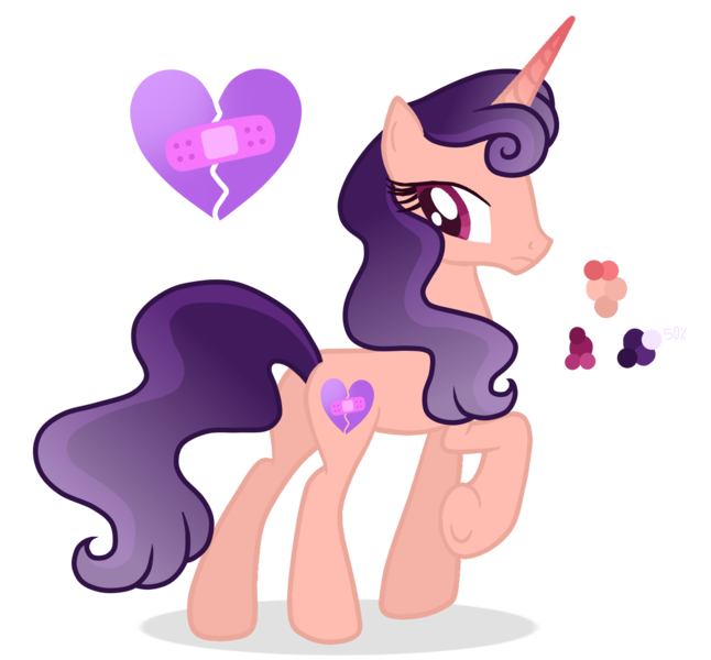 Size: 1400x1300 | Tagged: safe, artist:magicuniclaws, derpibooru import, oc, pony, unicorn, female, image, mare, offspring, parent:king sombra, parent:princess cadance, parents:somdance, png, simple background, solo, transparent background