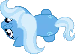 Size: 9010x6442 | Tagged: safe, artist:lincolnbrewsterfan, derpibooru import, part of a set, trixie, pony, unicorn, both cutie marks, derpibooru exclusive, female, from above, high angle, image, nocturnal vision's overhead ponies, overhead view, png, simple background, solo, top down, transparent background, vector