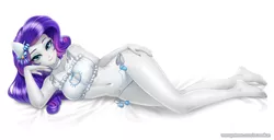 Size: 1566x800 | Tagged: suggestive, artist:racoonsan, color edit, derpibooru import, edit, editor:drakeyc, rarity, human, equestria girls, anime, barefoot, beautiful, bedroom eyes, belly button, big breasts, boob window, bra, breasts, busty rarity, cat keyhole bra set, cat lingerie, choker, clothes, colored, draw me like one of your french girls, equestria girls edit, feet, female, humanized, image, lingerie, looking at you, panties, png, sexy, simple background, skin color edit, smiling, smiling at you, stupid sexy rarity, underwear, white background