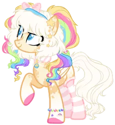 Size: 1280x1393 | Tagged: safe, artist:sugarplanets, derpibooru import, oc, oc:lovely starlight, pegasus, pony, clothes, female, image, mare, png, simple background, socks, solo, striped socks, transparent background