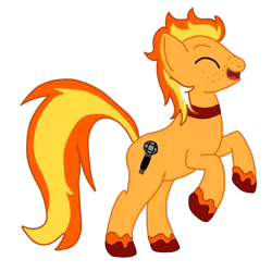 Size: 1200x1200 | Tagged: safe, artist:hyo, derpibooru import, oc, unofficial characters only, earth pony, pony, derpibooru community collaboration, 2021 community collab, gift art, image, male, png, rearing, simple background, solo, stallion, transparent background