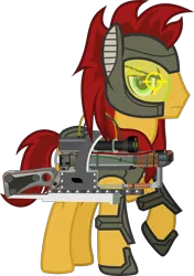 Size: 7452x10615 | Tagged: safe, alternate version, artist:lincolnbrewsterfan, derpibooru import, oc, oc:leo, oc:zodiac leo, earth pony, pony, fallout equestria, fallout equestria: project horizons, .svg available, aer-14, aer-14 prototype, battle saddle, derpibooru exclusive, fanfic art, gun, image, leo, lidded eyes, male, optical sight, pinpointer, png, raised hoof, rifle, scope, serious, serious face, simple background, stallion, transparent background, unamused, vector, weapon, zodiac, zodiac clan