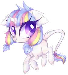 Size: 520x575 | Tagged: safe, artist:misspinka, derpibooru import, oc, oc:lorelei, unofficial characters only, pony, unicorn, chibi, female, image, mare, png, simple background, solo, transparent background