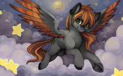 Size: 1024x640 | Tagged: safe, artist:mr-tiaa, derpibooru import, oc, oc:acid etching, unofficial characters only, pegasus, pony, female, flying, image, png, solo