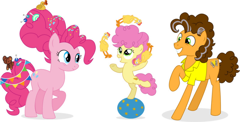 Size: 900x457 | Tagged: safe, artist:cirillaq, derpibooru import, boneless, boneless 6, cheese sandwich, li'l cheese, pinkie pie, earth pony, pony, the last problem, ball, cheesepie, female, filly, image, male, older, older cheese sandwich, older pinkie pie, png, shipping, simple background, straight, transparent background