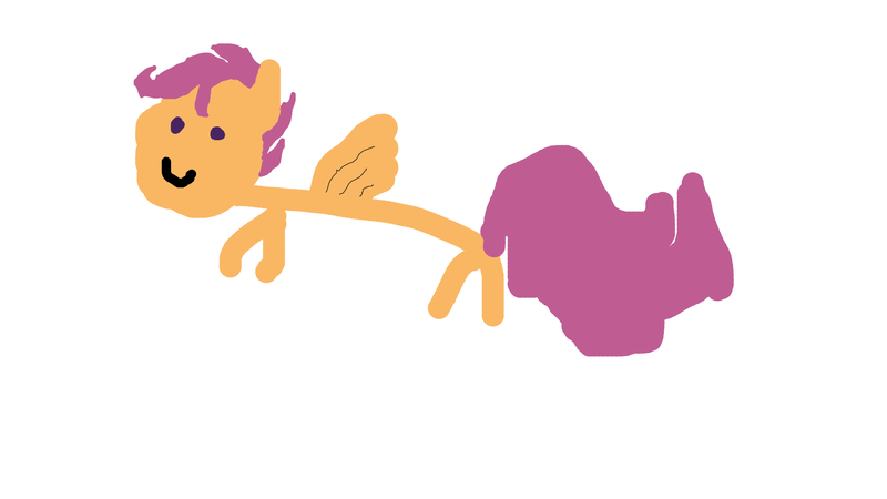 Size: 1920x1080 | Tagged: safe, derpibooru import, scootaloo, pony, 1000 hours in ms paint, image, png, simple background, solo, white background