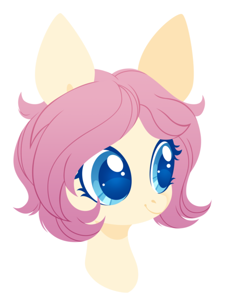 Size: 2221x3000 | Tagged: safe, artist:belka-sempai, derpibooru import, oc, unofficial characters only, pony, bust, commission, female, image, mare, not fluttershy, png, portrait, simple background, smiling, solo, transparent background