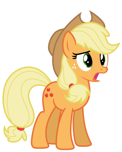 Size: 5465x6799 | Tagged: safe, artist:estories, derpibooru import, applejack, pony, absurd resolution, female, hat, image, png, simple background, solo, transparent background, vector