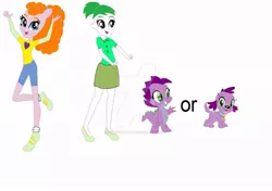 Size: 1024x722 | Tagged: safe, artist:sweetheart1012, derpibooru import, oc, unofficial characters only, dog, dragon, equestria girls, 1000 hours in ms paint, crossover, crossover offspring, crossover ship offspring, deviantart watermark, female, image, interspecies offspring, jennyboy, jpeg, littlest pet shop, male, my life as a teenage robot, obtrusive watermark, offspring, parent:jenny wakeman, parent:larryboy, parent:pinkie pie, parent:spike, parent:wander, parent:zoe trent, parents:jennyboy, parents:pinker, parents:zoespike, simple background, veggietales, watermark, white background