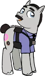 Size: 568x956 | Tagged: safe, artist:catachromatic, derpibooru import, ponified, earth pony, pony, derpibooru exclusive, half-life, half-life: blue shift, image, otis laurey, png, solo