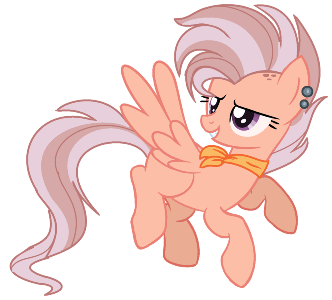 Size: 1280x1156 | Tagged: safe, artist:venomous-cookietwt, derpibooru import, oc, pegasus, pony, female, image, magical lesbian spawn, mare, offspring, parent:diamond tiara, parent:scootaloo, parents:scootiara, png, simple background, solo, transparent background, vector