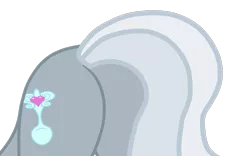 Size: 1194x747 | Tagged: safe, artist:gmaplay, derpibooru import, silver spoon, earth pony, pony, ass, ass up, butt, butt only, face down ass up, image, png, silverbutt, simple background, solo, transparent background