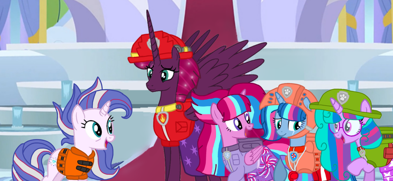 Size: 2340x1080 | Tagged: safe, artist:徐詩珮, derpibooru import, tempest shadow, oc, oc:aurora (tempest's mother), oc:bubble sparkle, oc:nova sparkle, oc:velvet berrytwist, alicorn, pony, bubbleverse, series:sprglitemplight diary, series:sprglitemplight life jacket days, series:springshadowdrops diary, series:springshadowdrops life jacket days, alicornified, alternate universe, base used, clothes, female, grandmother and grandchild, grandmother and granddaughter, image, lifeguard, magical lesbian spawn, magical threesome spawn, marshall (paw patrol), mother and child, mother and daughter, multiple parents, next generation, offspring, older, older tempest shadow, parent:glitter drops, parent:spring rain, parent:tempest shadow, parent:twilight sparkle, parents:glittershadow, parents:sprglitemplight, parents:springdrops, parents:springshadow, parents:springshadowdrops, paw patrol, png, race swap, siblings, sisters, tempesticorn, tracker (paw patrol)