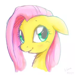 Size: 467x467 | Tagged: safe, artist:derpiihooves, derpibooru import, fluttershy, pegasus, pony, bust, female, floppy ears, image, jpeg, mare, solo