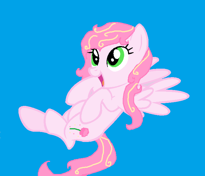 Size: 700x600 | Tagged: safe, artist:captainsnarkyninja, derpibooru import, oc, oc:precious rose, pegasus, female, image, lying down, open mouth, pegasus oc, png, solo, wings