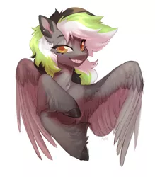 Size: 2628x3000 | Tagged: safe, artist:helemaranth, derpibooru import, oc, oc:graphite sketch, unofficial characters only, pegasus, pony, image, jpeg, solo