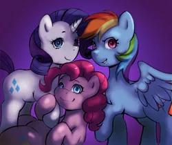 Size: 1131x951 | Tagged: safe, artist:poofindi, derpibooru import, pinkie pie, rainbow dash, rarity, earth pony, pegasus, pony, unicorn, cutie mark, holding hooves, image, jpeg, looking at you, raised hoof, simple background, trio