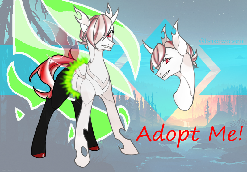 Size: 1297x902 | Tagged: safe, artist:inkynotebook, derpibooru import, oc, unofficial characters only, changeling, albino changeling, base used, bust, changeling oc, grin, image, png, smiling