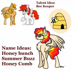 Size: 1920x1920 | Tagged: safe, artist:morion87, derpibooru import, oc, oc:honey comb, oc:honeybuzz, oc:pearl rose, unofficial characters only, pegasus, pony, image, jpeg, magical lesbian spawn, oc x oc, offspring, parent:oc:honeybuzz, parent:pearl rose, shipping, simple background, white background