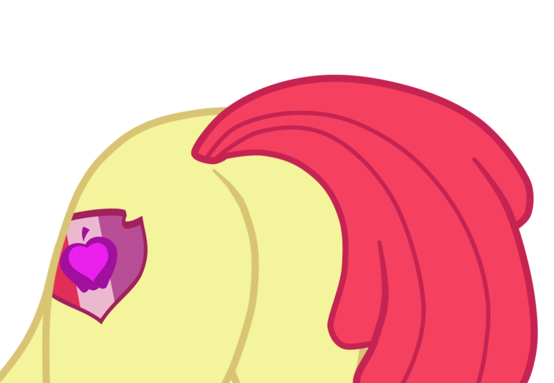 Size: 1081x747 | Tagged: safe, artist:gmaplay, derpibooru import, part of a set, apple bloom, earth pony, growing up is hard to do, ass, ass up, bloom butt, butt, butt only, cutie mark, face down ass up, image, older, older apple bloom, png, simple background, solo, the cmc's cutie marks, transparent background