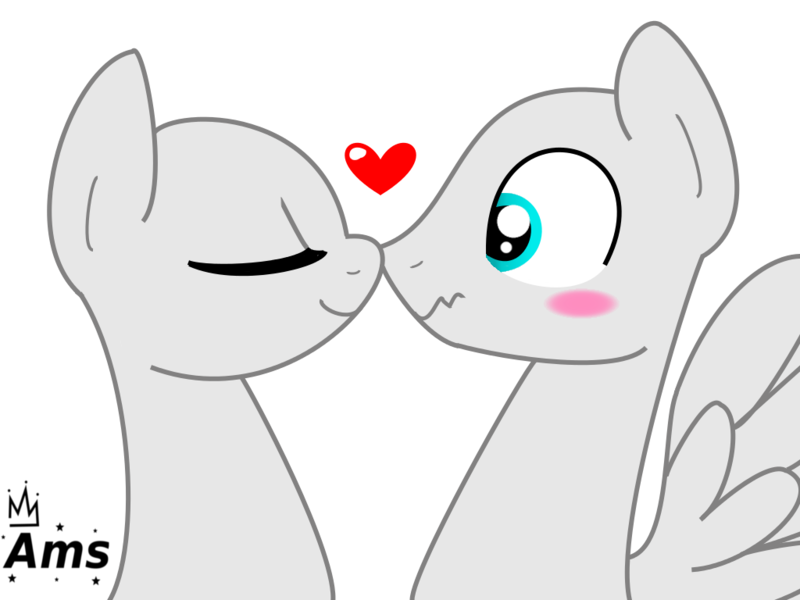 Size: 1024x768 | Tagged: safe, artist:amgiwolf, derpibooru import, oc, unofficial characters only, earth pony, pegasus, pony, bald, base, blush sticker, blushing, bust, earth pony oc, eyes closed, heart, image, oc x oc, pegasus oc, png, shipping, simple background, transparent background, wings