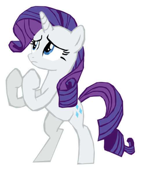Size: 1280x1578 | Tagged: safe, artist:benpictures1, derpibooru import, part of a set, rarity, pony, unicorn, dragon quest, bipedal, female, fighting stance, image, inkscape, looking up, martial artist rarity, png, simple background, solo, transparent background, vector