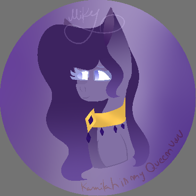 Size: 400x400 | Tagged: safe, artist:thecommandermiky, derpibooru import, image, old art, old design, png, purple, purple background, purple eyes, simple background