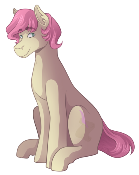 Size: 2300x2900 | Tagged: safe, artist:kikirdcz, derpibooru import, oc, oc:parker, earth pony, pony, image, looking at you, male, png, simple background, smiling, solo, stallion, transparent background