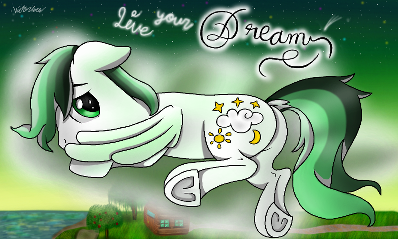 Size: 854x512 | Tagged: safe, artist:yoshi ringo, derpibooru import, oc, oc:dreamer skies, pegasus, pony, complex background, image, looking at you, png, pony oc, shy, text, underhoof